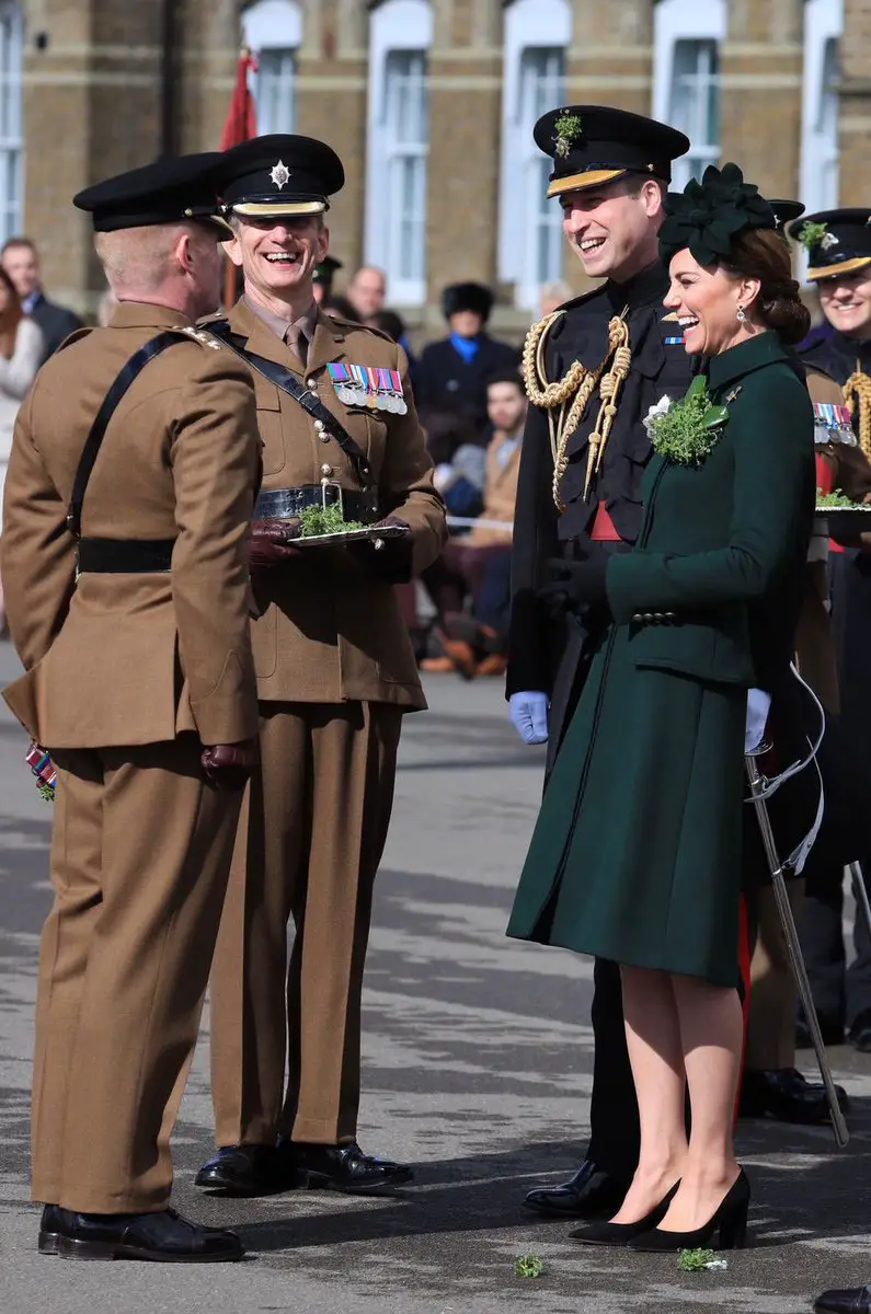 The Princess of Wales became the Colonel of Irish Guards