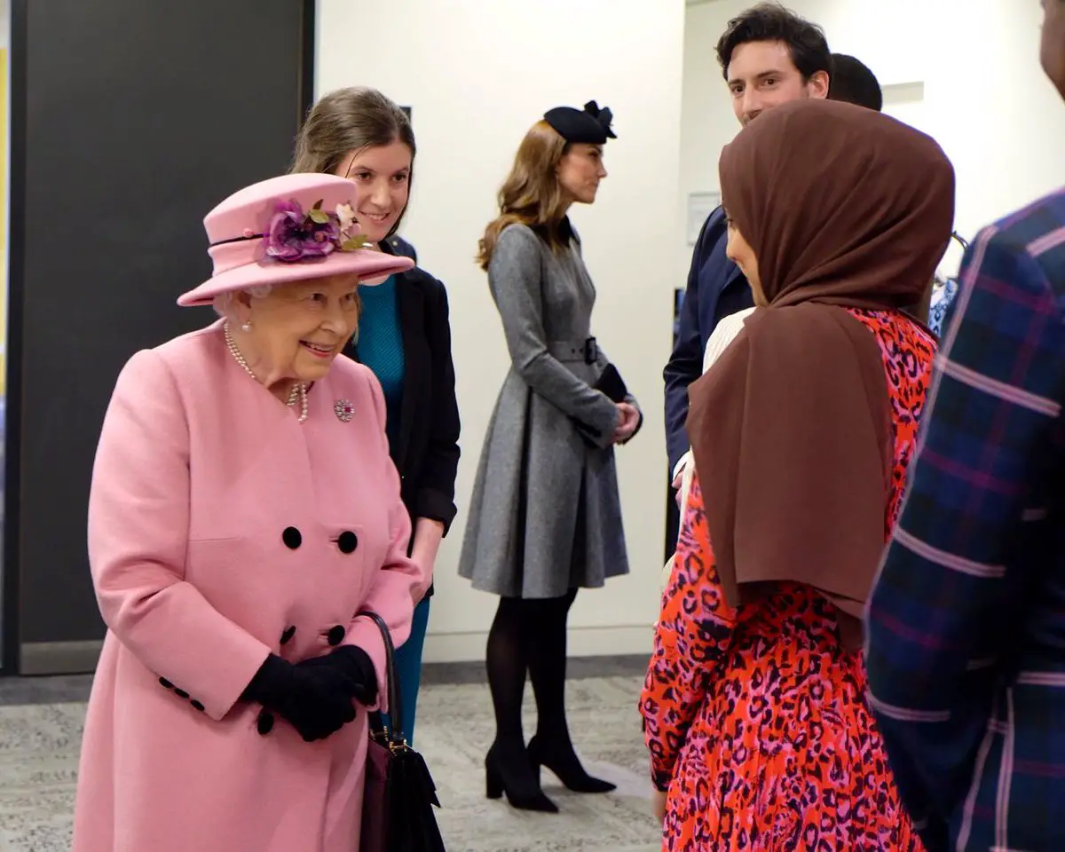 The Queen and the Duchess then visited King’s virtual trading floor