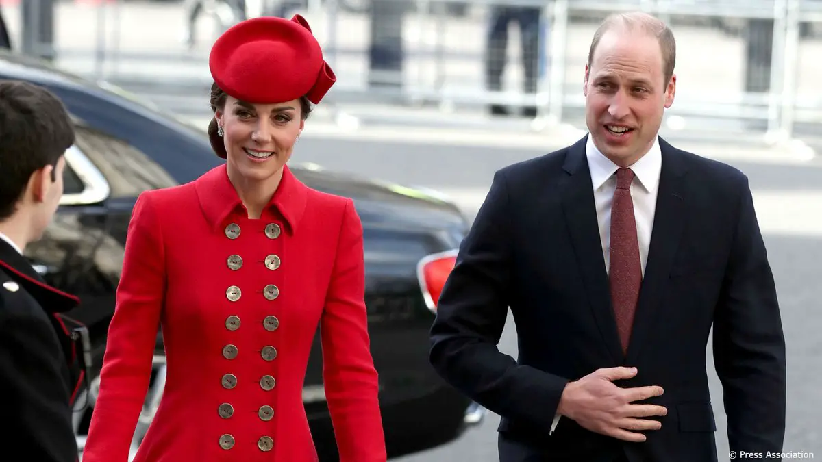 The Duke and Duchess of Cambridge attended Commonwealth Day service in 2019