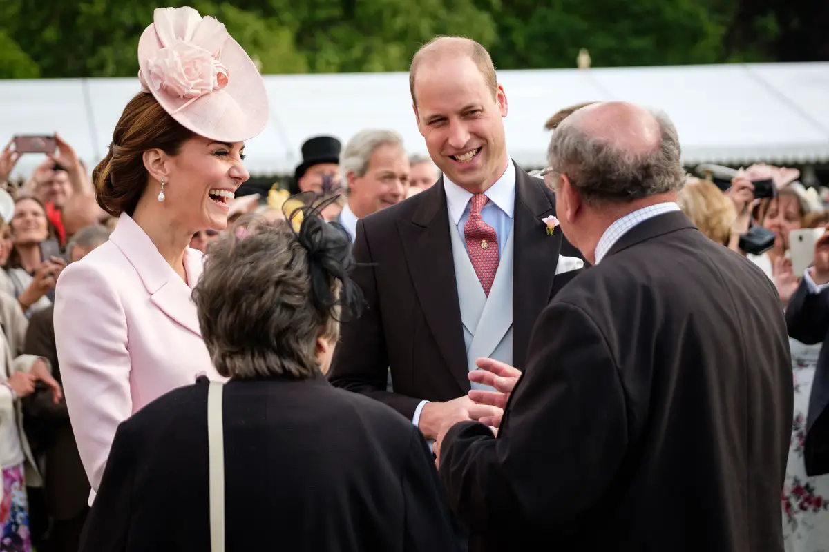 The Duke and Duchess of Cambridge at 2019 Garden party