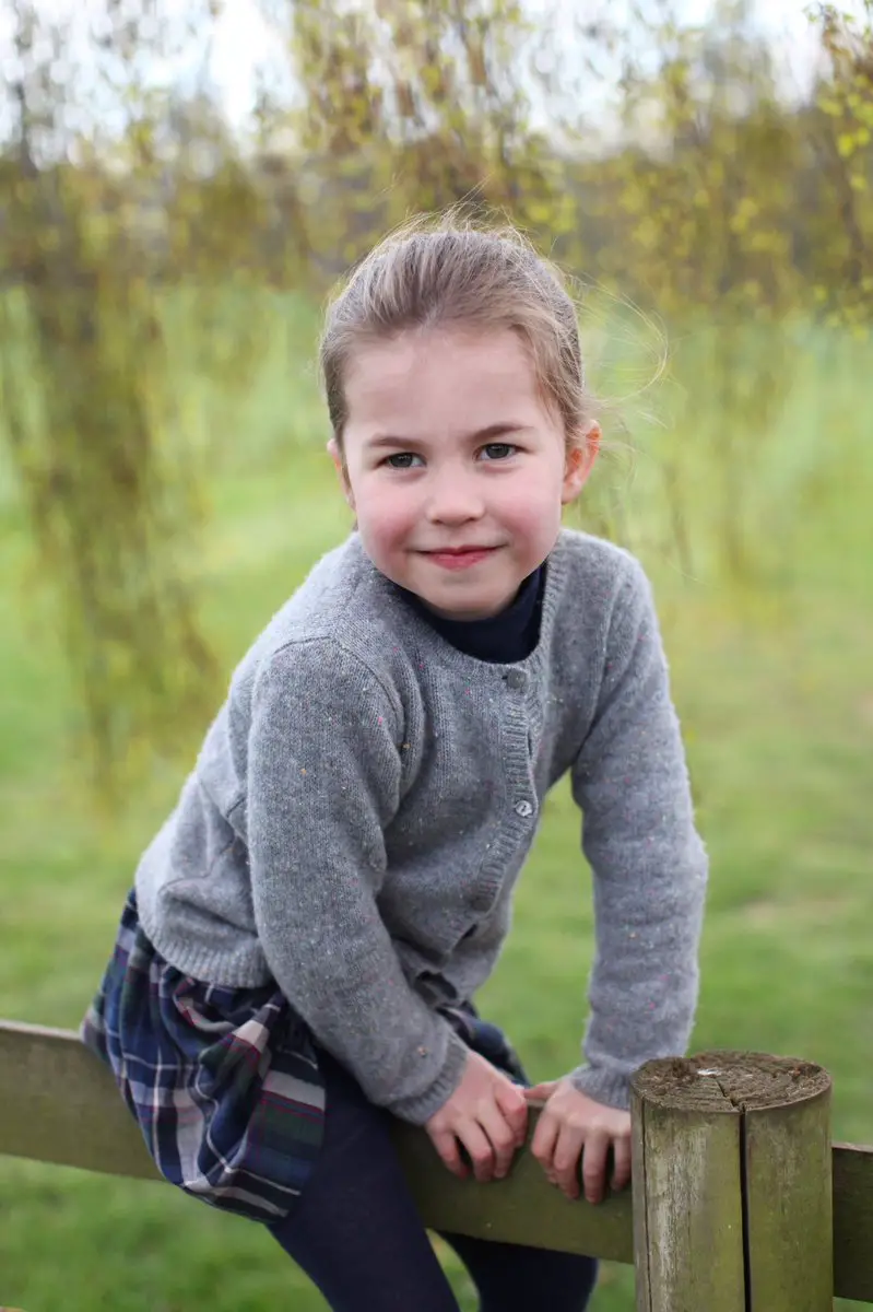 Princess Charlotte of Cambridge's fourth birthday portrait