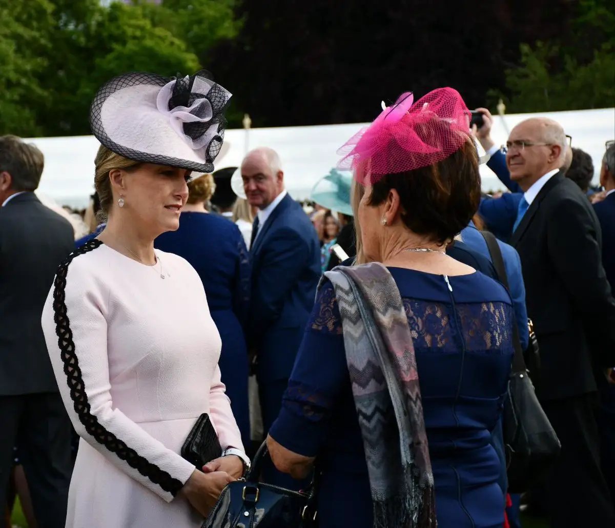 The other members joining Queen, William and Catherine for Tuesday's party were the Duke of York, Count and Countess of Wessex and Princess Alexandra. Today's garden party was attended by 8000 guests