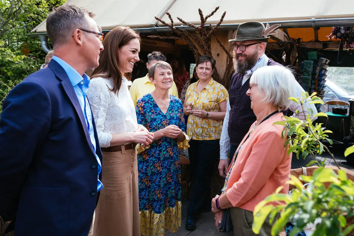 The Duchess also took the opportunity to thank the incredible team of collaborators who have been involved in RHS 'Back to Nature' Garden project.