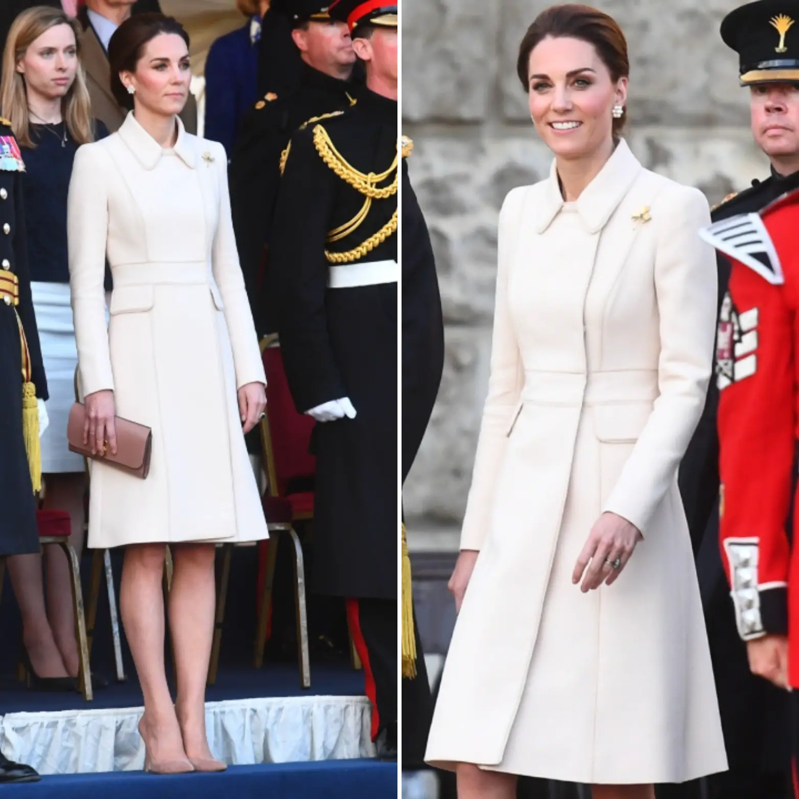 A Poised Duchess of Cambridge Took Salute at Beating Retreat Ceremony ...