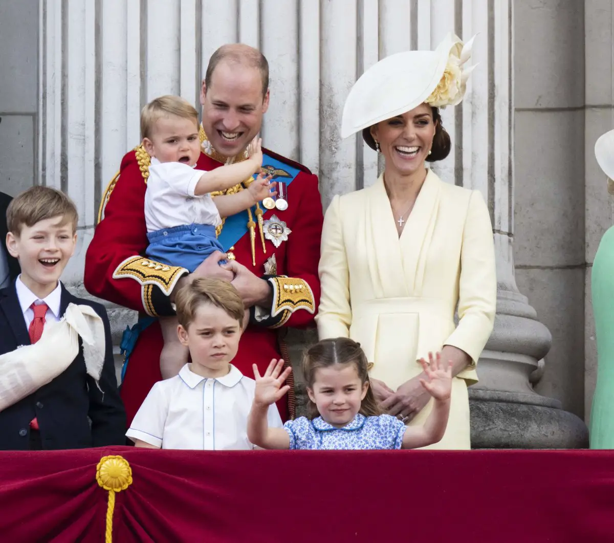 Prince Louis made his debut appearance at Trooping the Colour with Duke and duchess of cambridge
