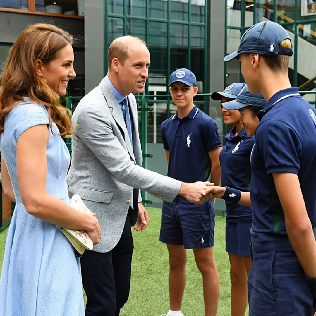 The Duke and Duchess of Cambridge at Wimbledon Final in 2020
