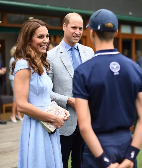 Duke and Duuchess of Cambridge at Wimbledon Mens Singles Finale 1