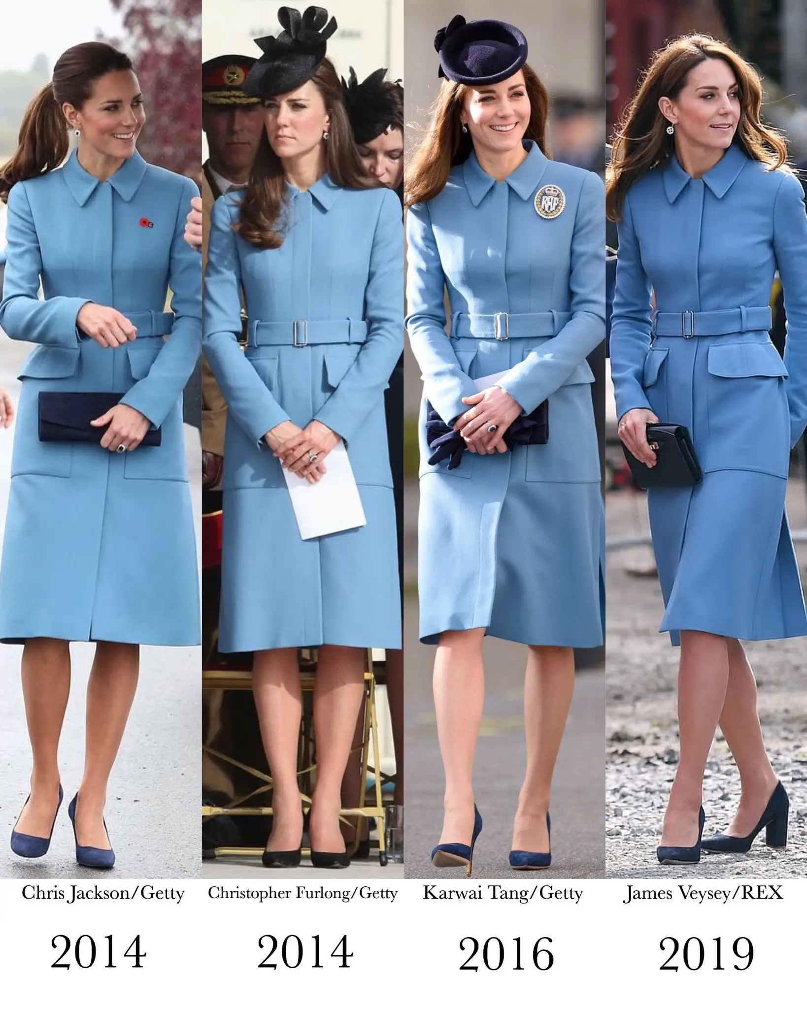 Duchess wearing Alexander McQueen Utility Coat.