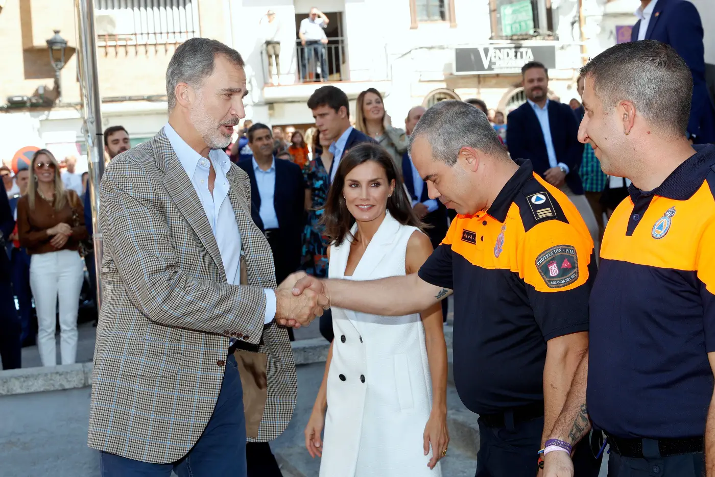 Queen Letizia and King Felipe visited Flood affected areas in Madrid (1)