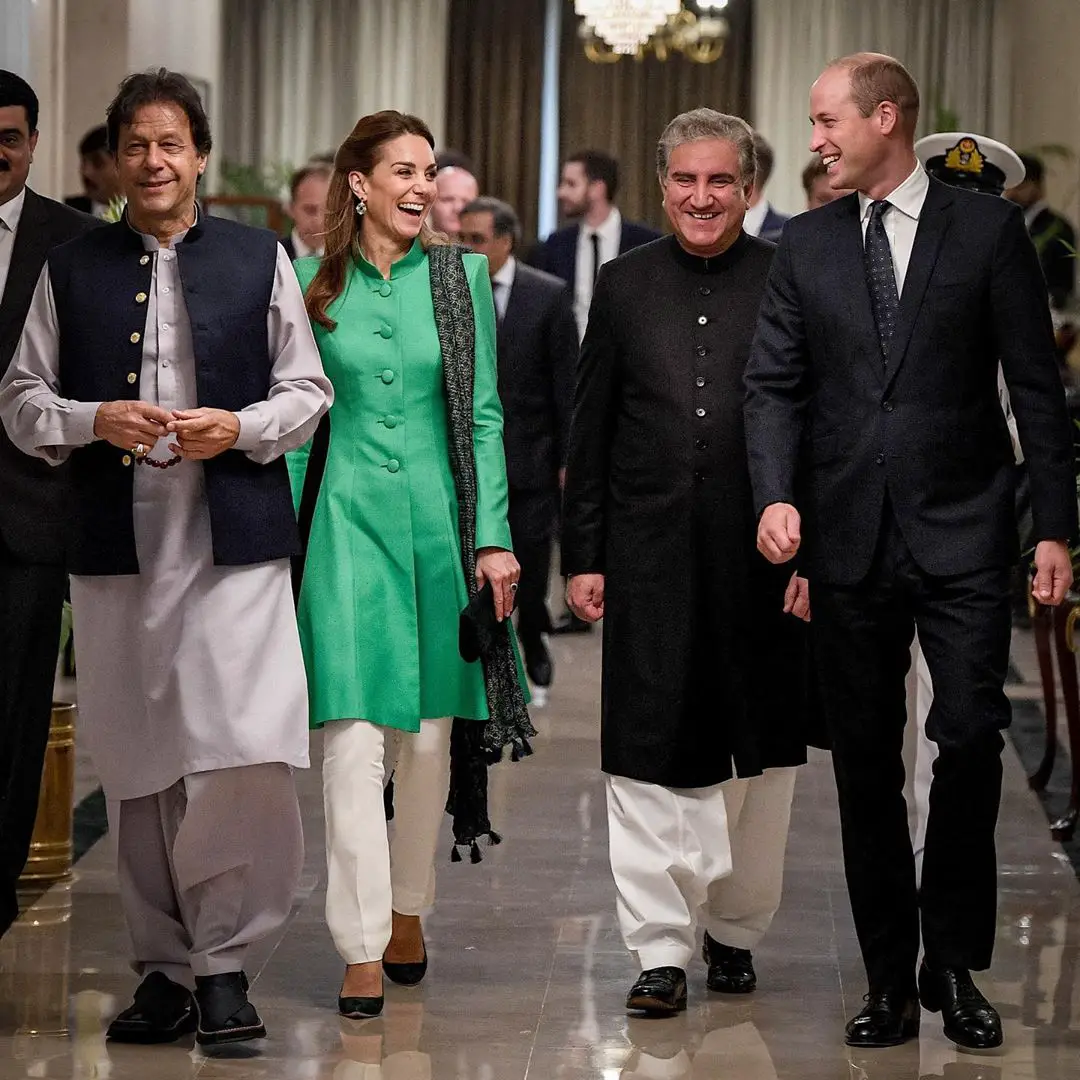 The Duke and Duchess of Cambridge met with Pakistani Prime minister and President