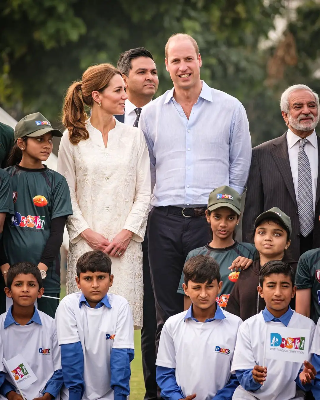 Duke and Duchess of Cambridge visited Pakistan's National Cricket Academy