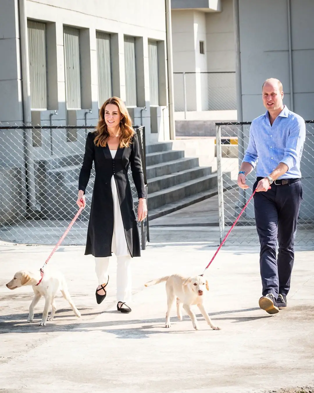 Duke and Duchess of Cambridge visited Islamabad’s Army Canine Centre on the last day of Pakistan visit