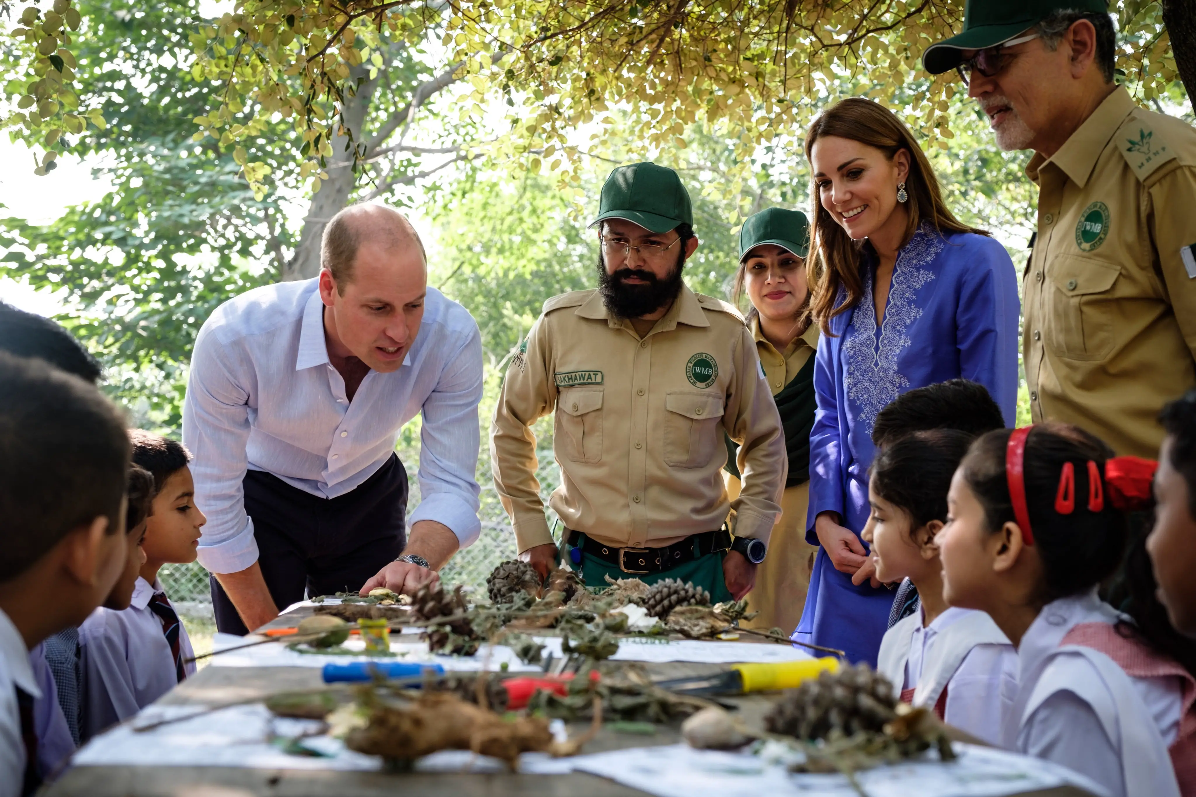 The Duke and Duchess of Cambridge visited Margalla Natioanl Park in Pakistan visit