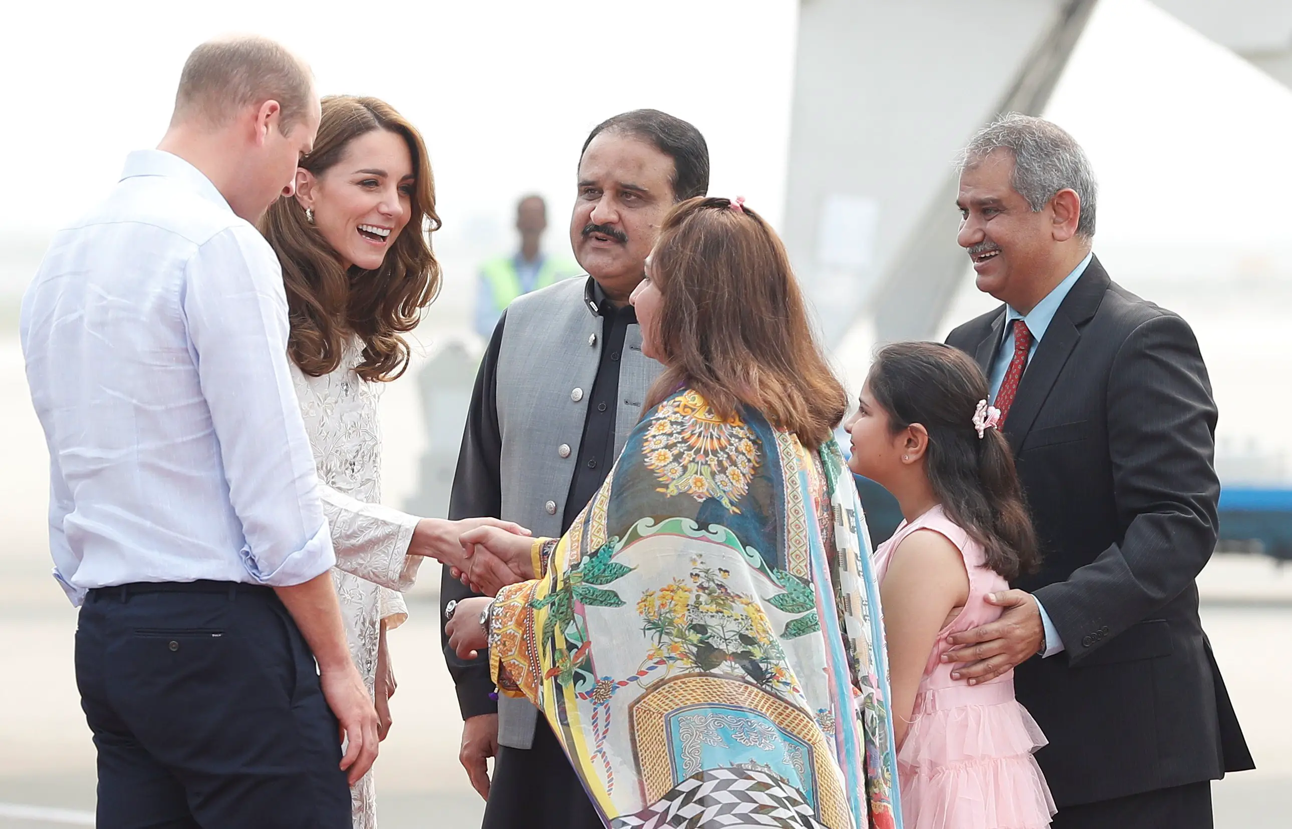 Duke and Duchess of Cambridge arrived in Lahore Pakistan.