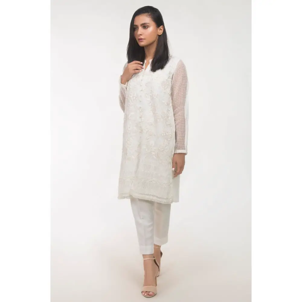 Gul Ahmed White tunic and trouser