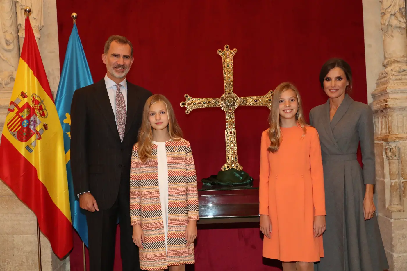 King Felipe and Queen Letizia brought Princess Leonore and Infanta Sofia to Princess of Asturias Awards