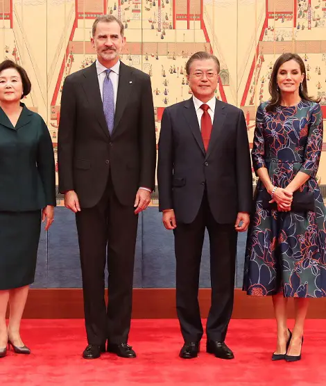 King Felipe and Queen Letizia started Day 1 of South Korea State Visit 11