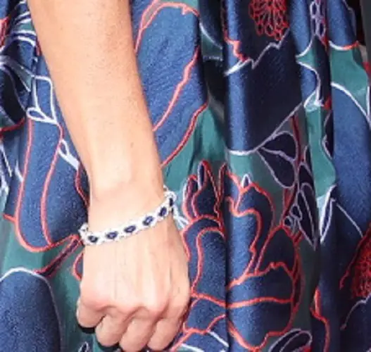 Queen Letizia diamond and Sapphire bracelet