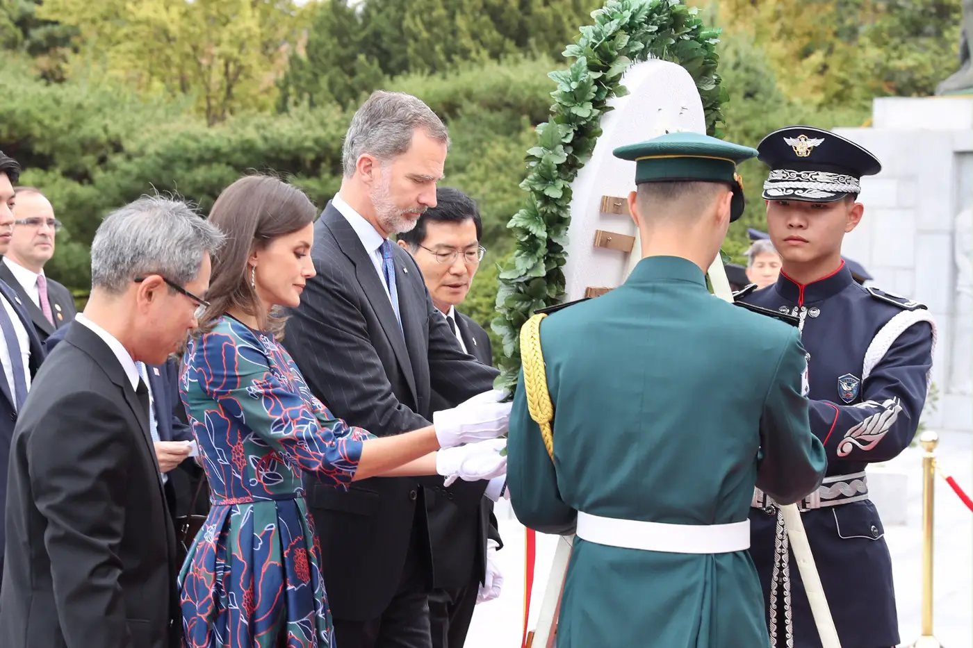 King Felipe and Queen Letizia started Day 1 of South Korea State Visit