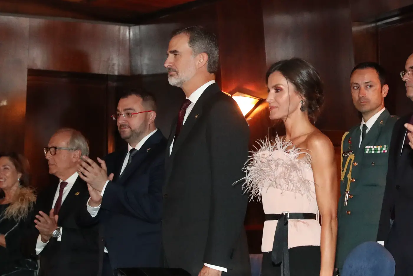 Queen Letizia dazzled in the 2nd skin top and pants at princess of asturias awards musical concert
