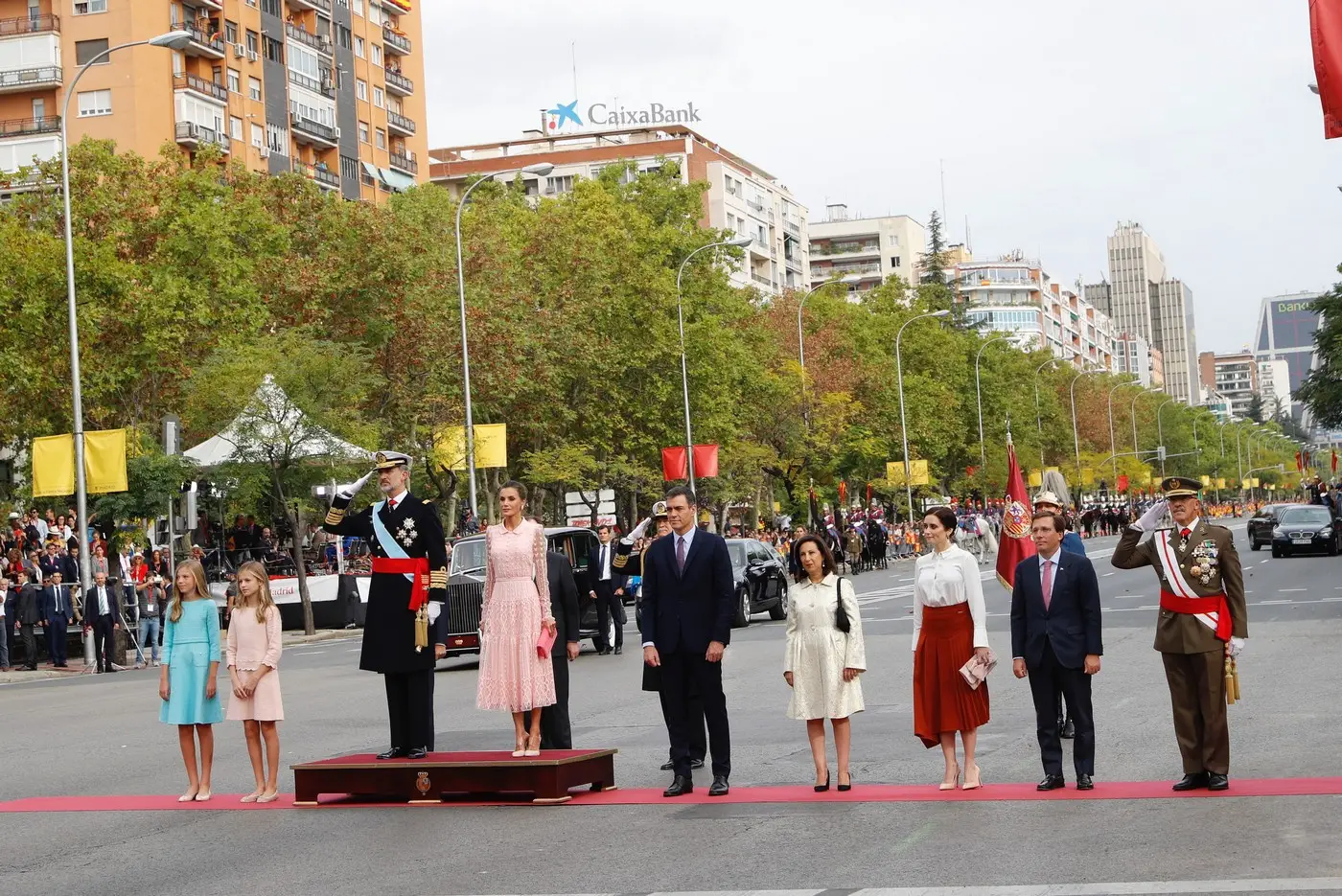 King Felipe and Queen Letizia at National Day Celebrations