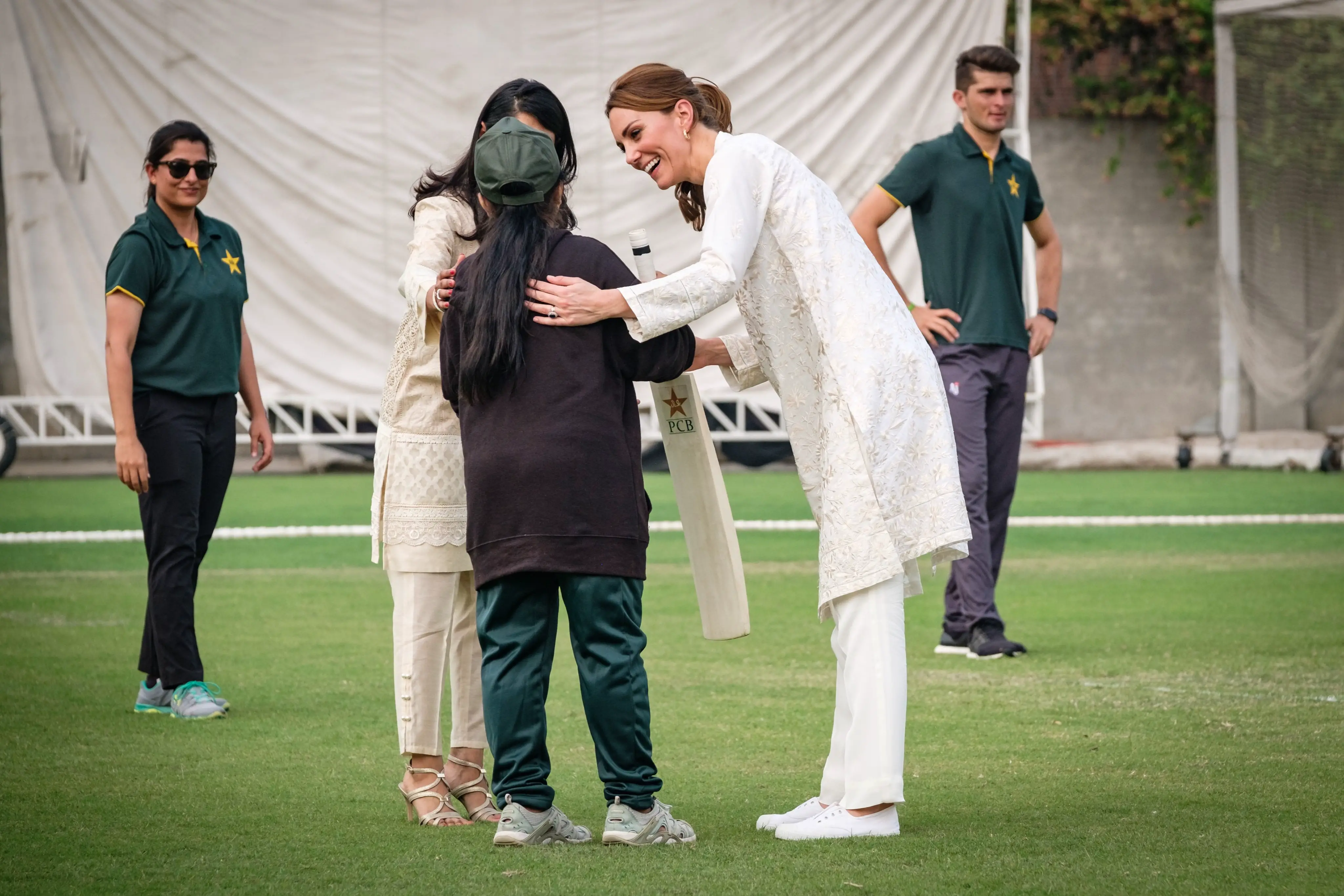 Duke and Duchess of Cambridge visited Pakistan's National Cricket Academy