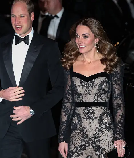 Duchess of Cambridge attended royal Variety performance in november 2019