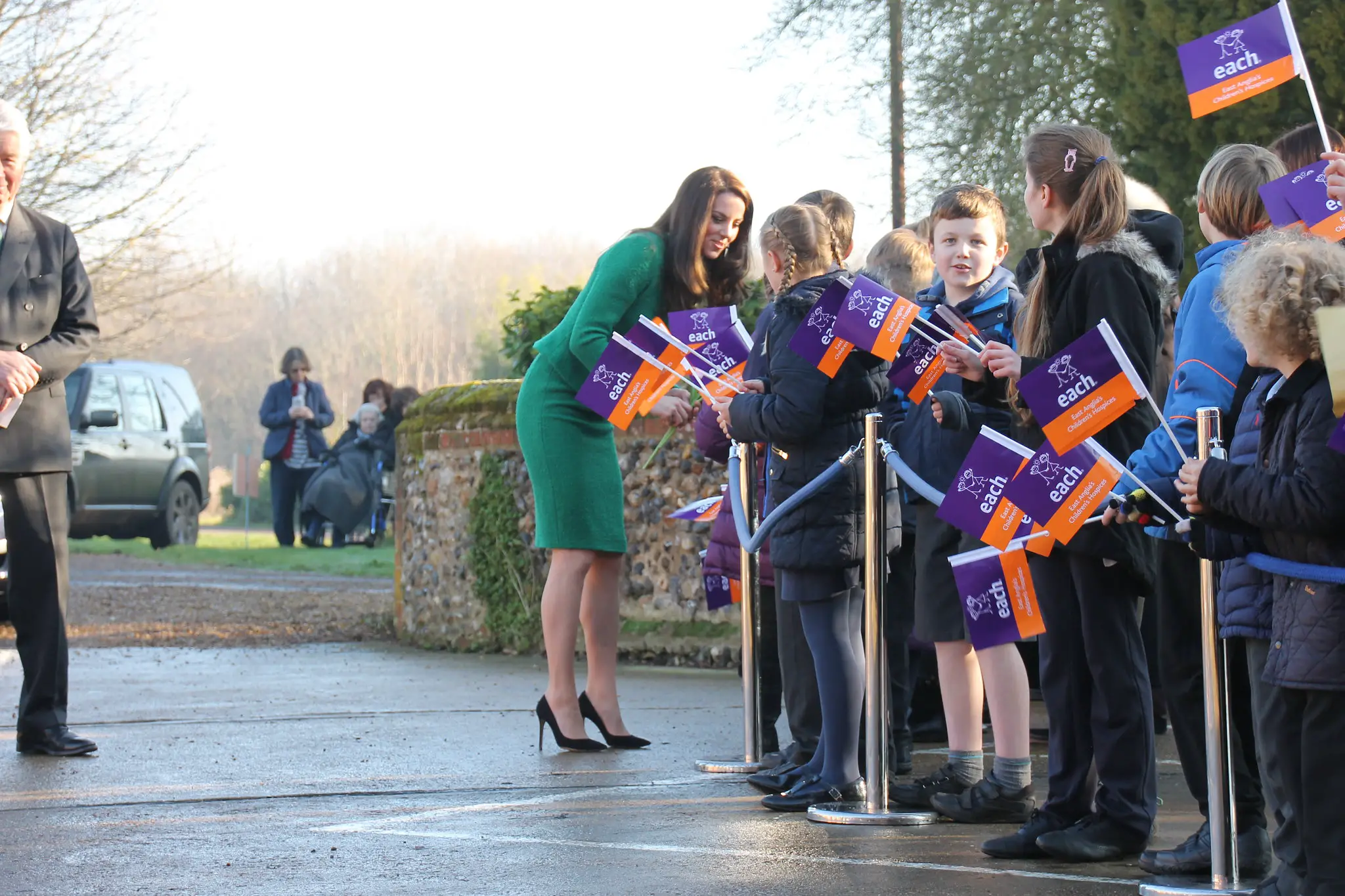 The Duchess of Cambridge attended the EACH Nook Appeal