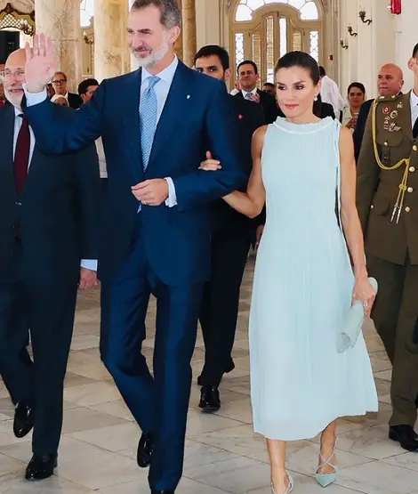 King Felipe and Queen Letizia attended Spanish Community Reception in Cuba 2