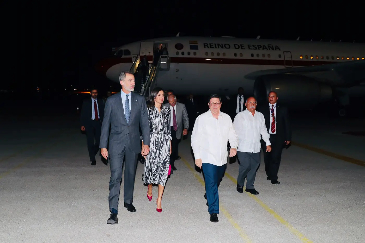 King Felipe and Queen Letizia of Spain arrived in Cuba for state visit