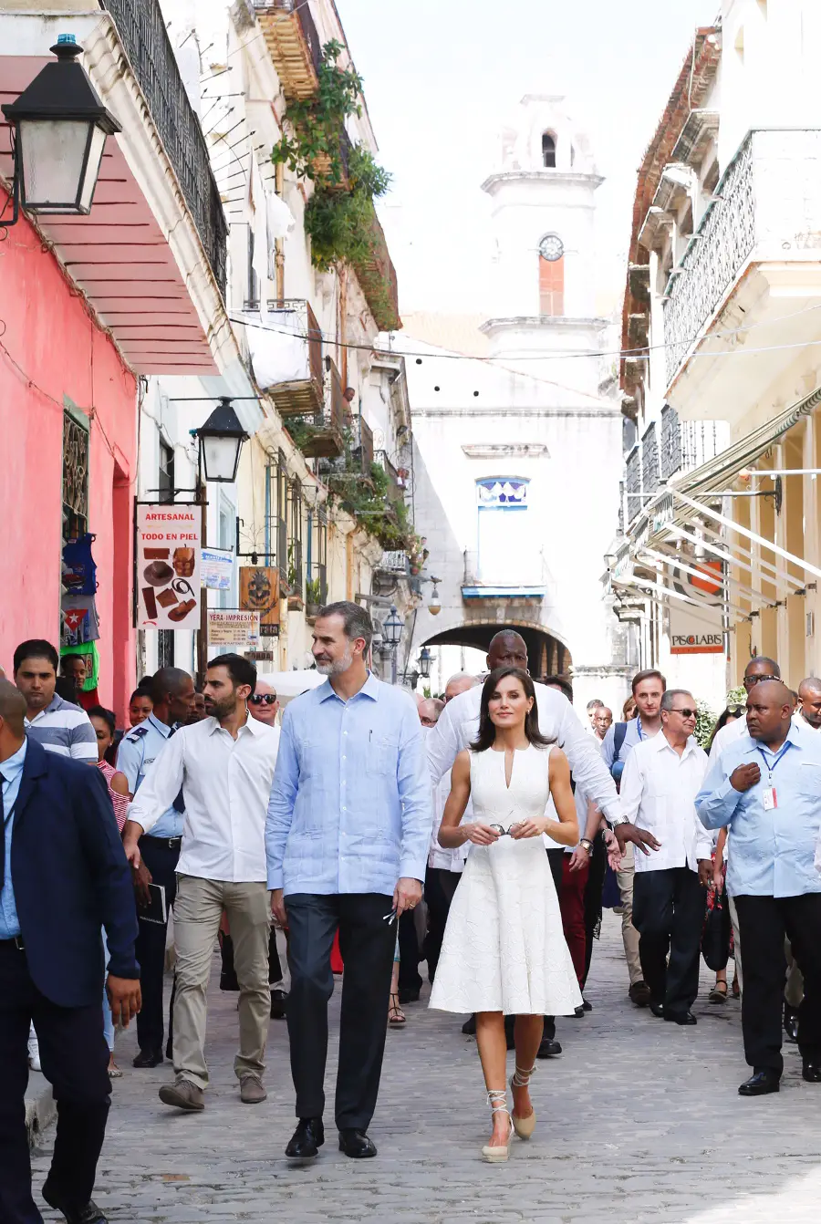 Queen Letizia and King Felipe had a fun day in Havana City during Cuba visit