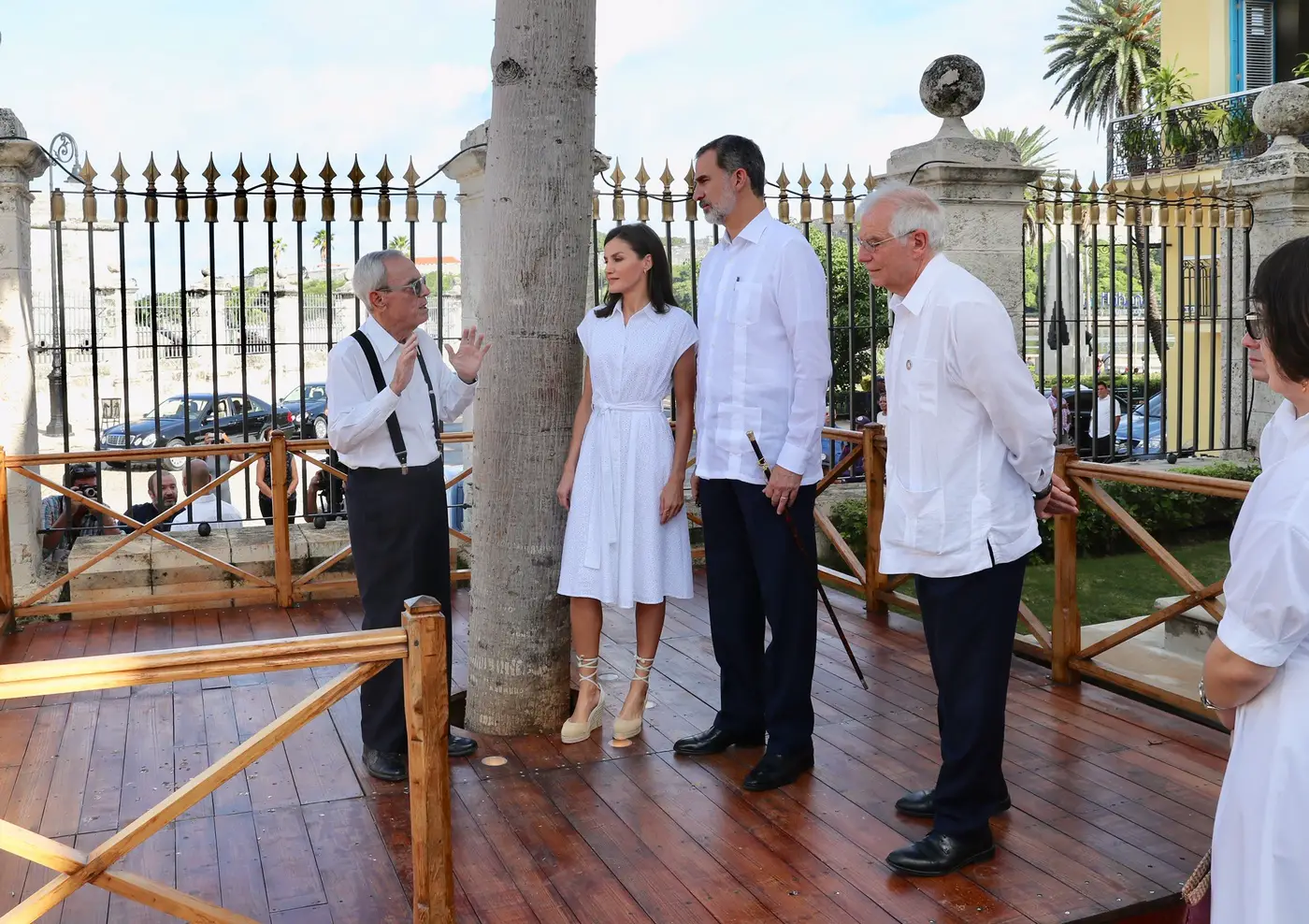 King Felipe and Queen Letizia toured the historical temples and monuments in Havana