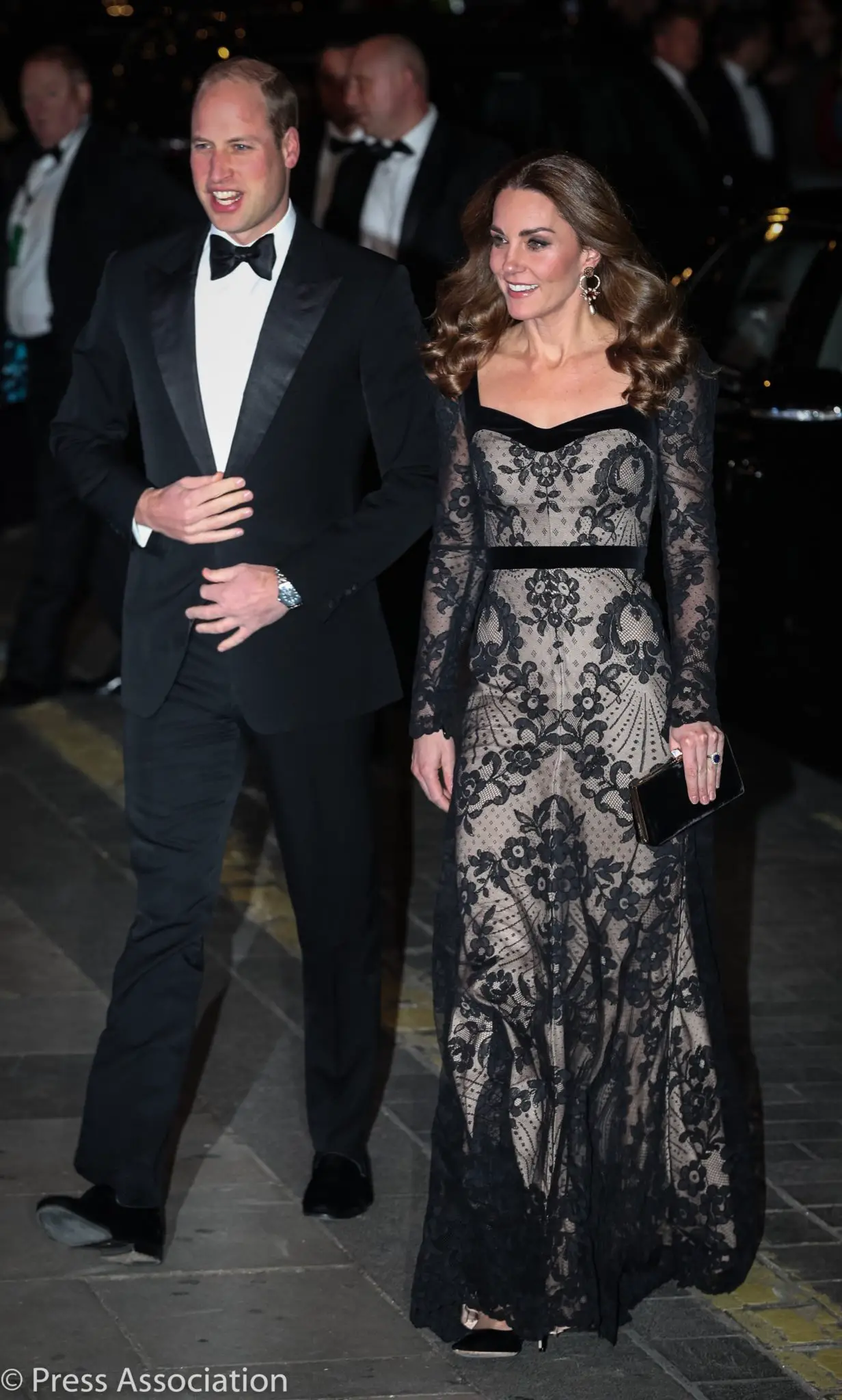 The Prince and Princess of Wales at the 2019 Royal Variety Performance
