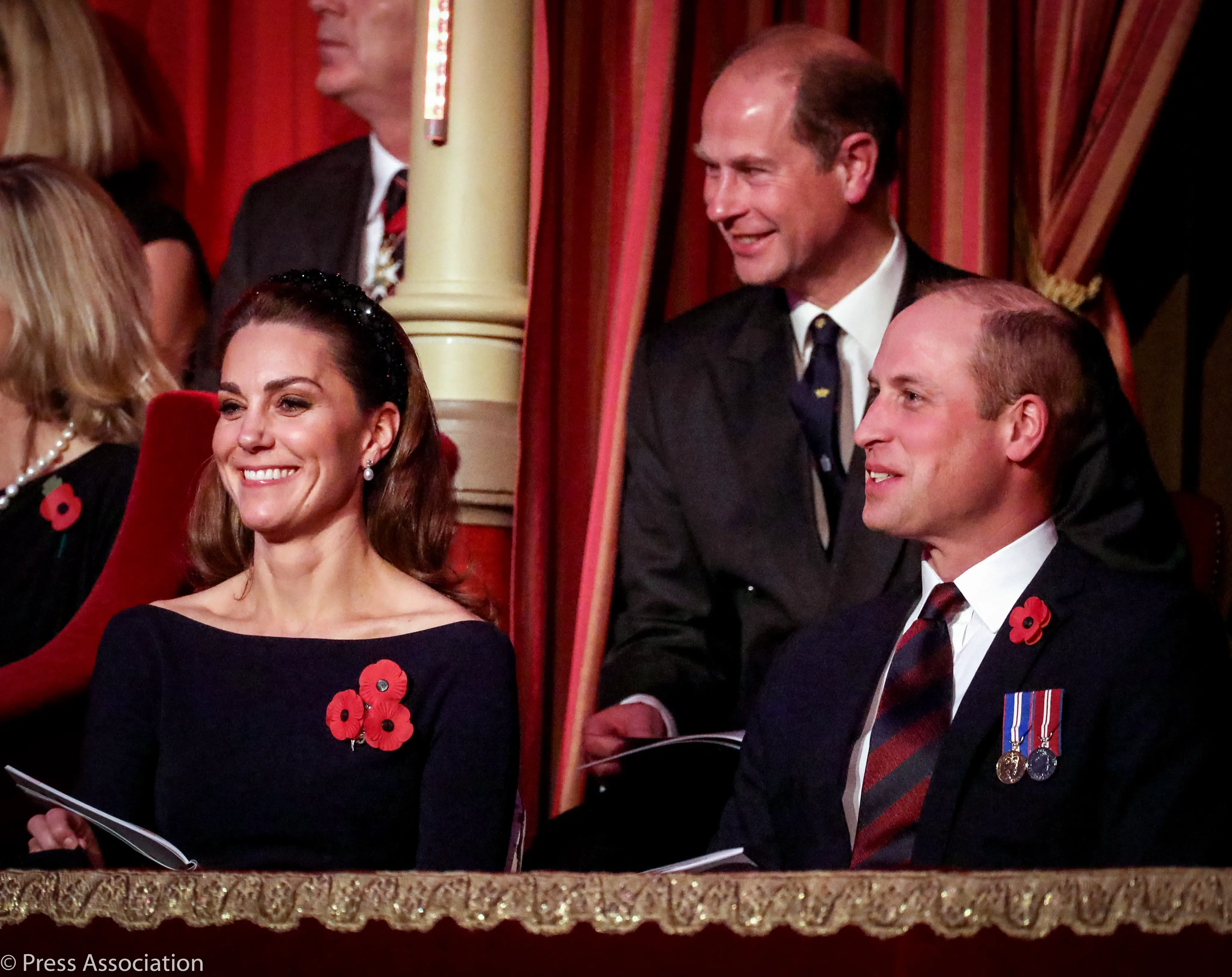 The Duke and Duchess of Cambridge attended Royal Festival of Remembrance with Royal Family