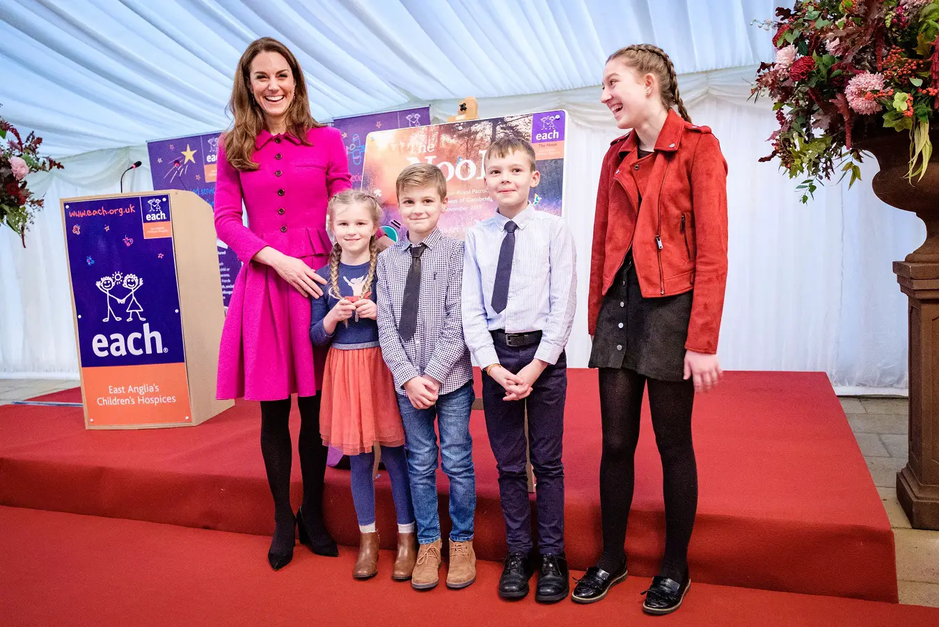 The The Duchess of Cambridge officially opened the EACH facility The Nook