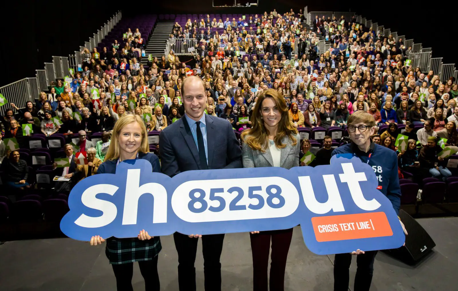 The Duke and Duchess of Cambridge attended the Shout UK volunteer celebration