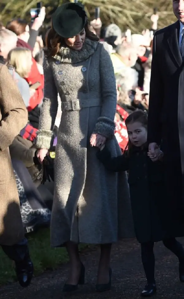 The Duchess of Cambridge wore Catherine Walker coat to Christmas service in 2019