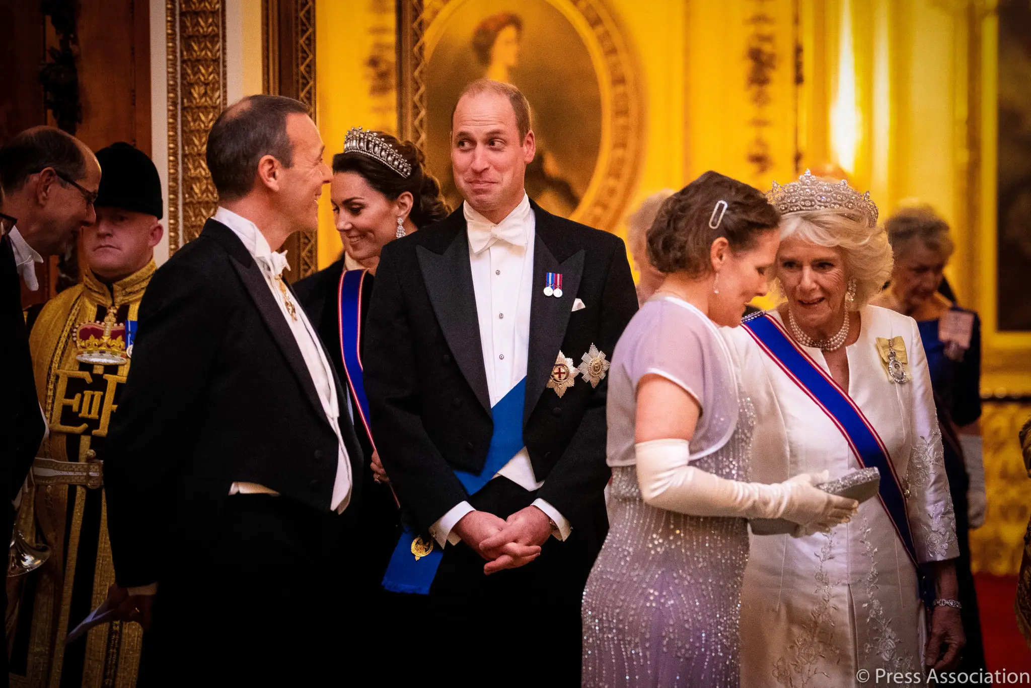 The Duke and Duchess of Cambridge attended the annual Diplomatic reception in December 2019