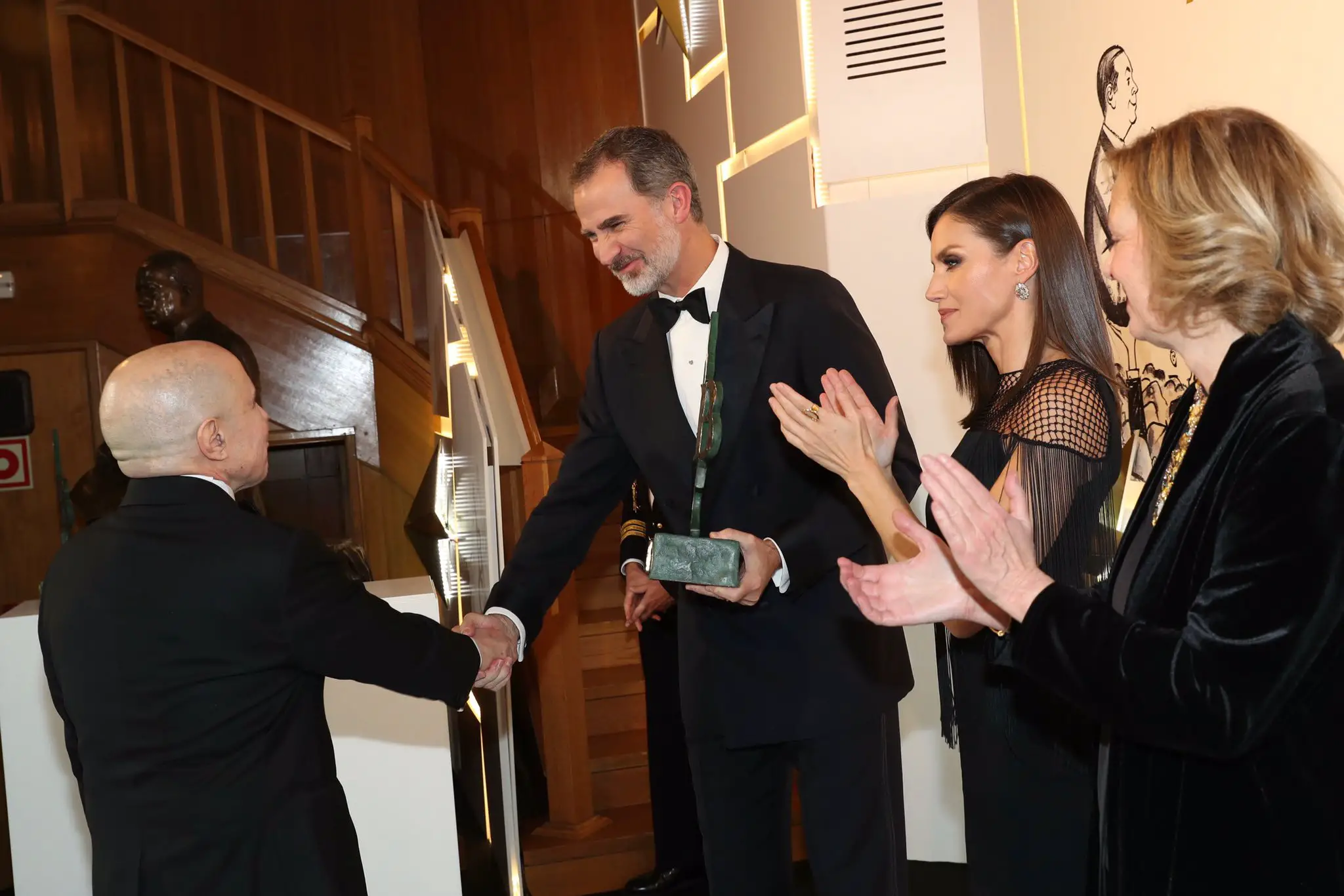 King Felipe and Queen Letizia of Spain presented the ABC Newspaper awards