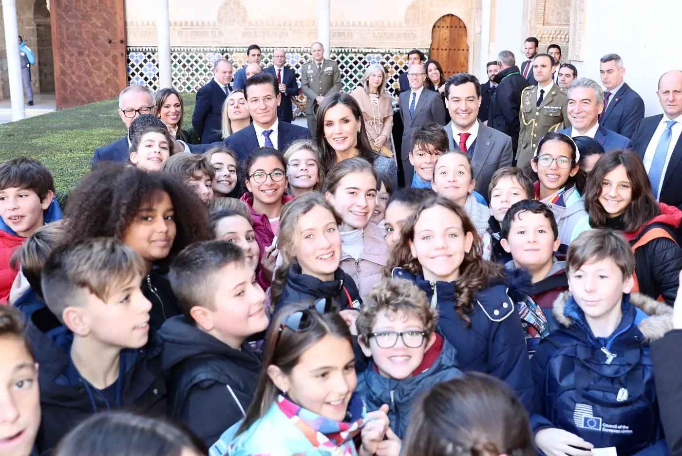 Queen Letizia of Spain in Granada