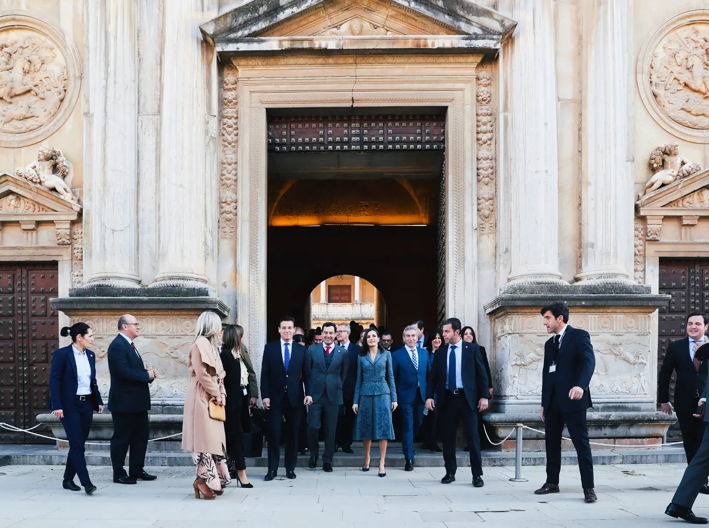 Queen Letizia of Spain visited an Exhibition in Granada