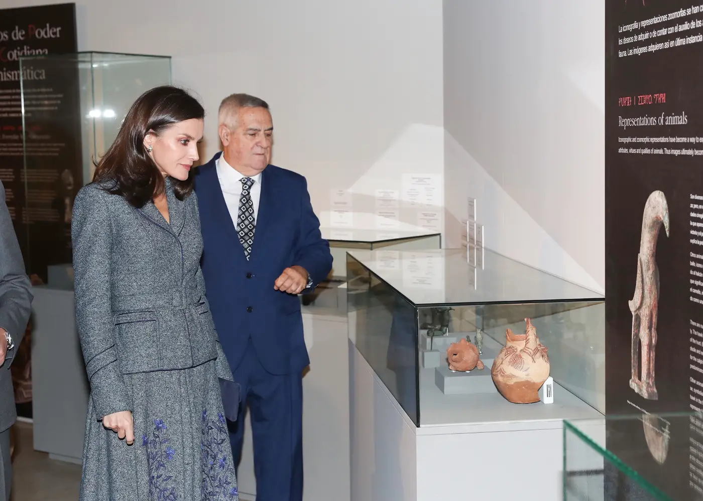 Queen Letizia of Spain visited Granada for an exhibition