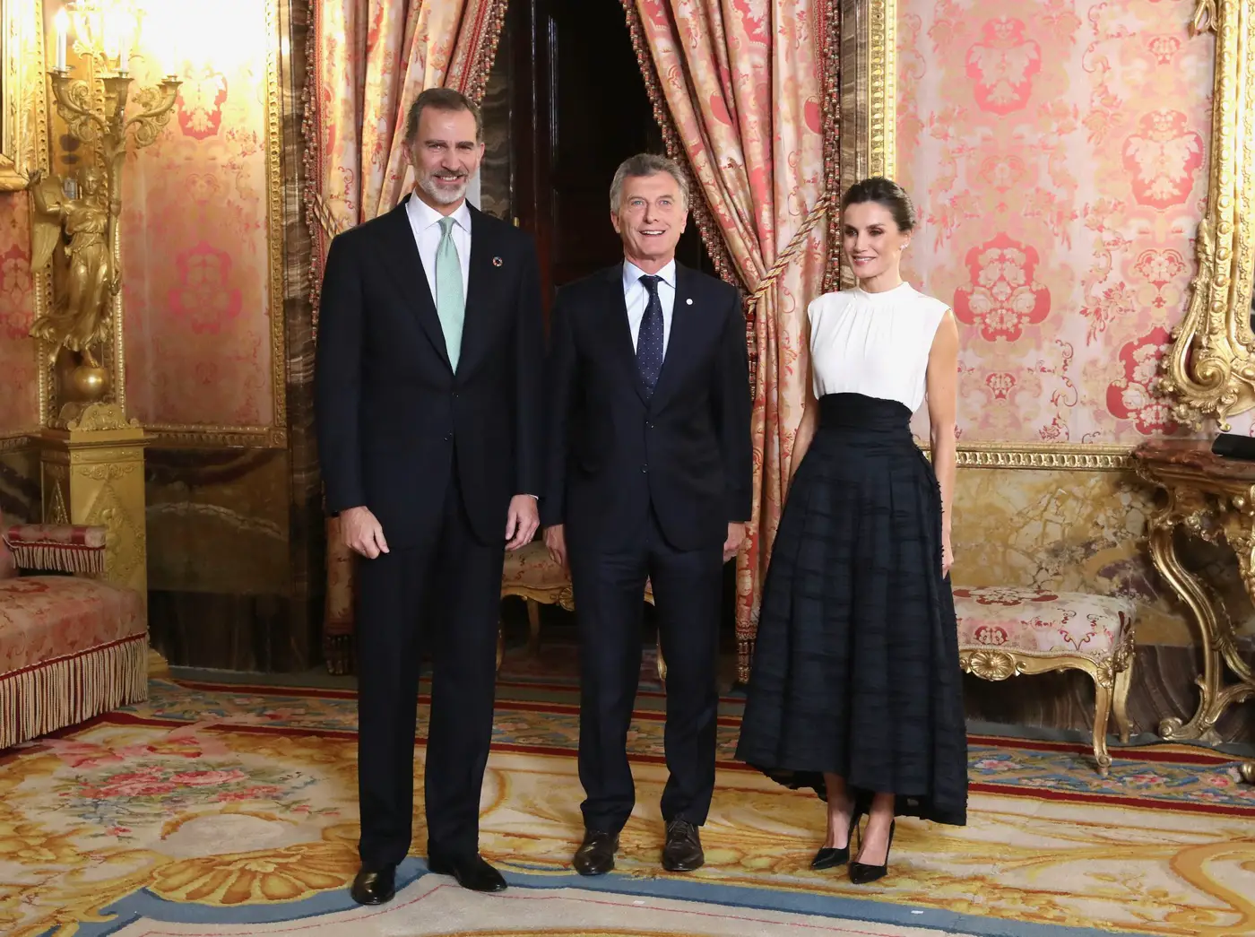 King Felipe and Queen Letizia of Spain hosted a reception at the Palace for Climate Change Federation