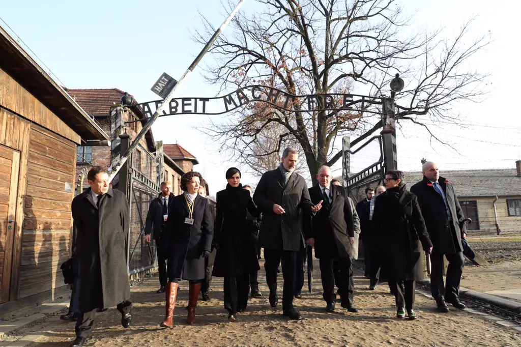 Queen Letizia attended the 75th anniversary of the liberation of Auschwitz-Birkenau