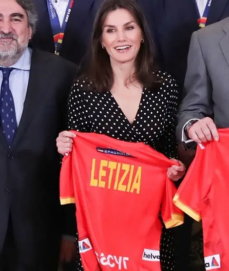 King Felipe and Queen Letizia received Men Handball Champion team