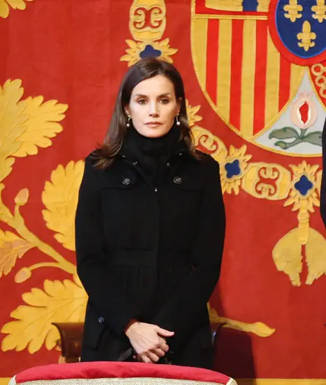 Queen Letizia attended the funeral of Infanta Pilar