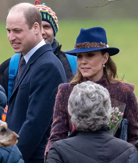 The Duke and Duchess of Cambridge joined Queen at the Sunday Church Service in January 2020