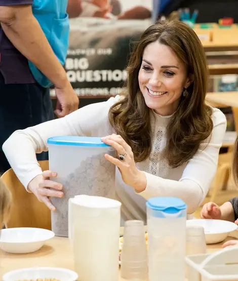 Duchess of Cambridge visited LEYF Stockwell Gardens Nursery to promote 5 big questions survey