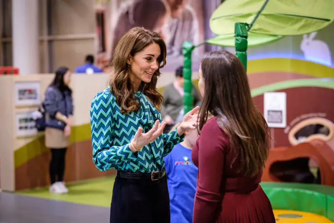 The Duchess of Cambridge visited thinktank in Birmingham to launch her 5 Big Question survey