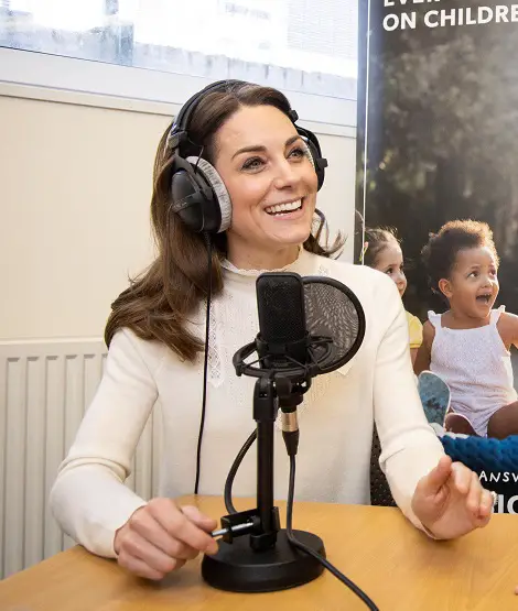 Duchess of Cambridge joined Giovanna Fletch for her firstever Podcast Copy